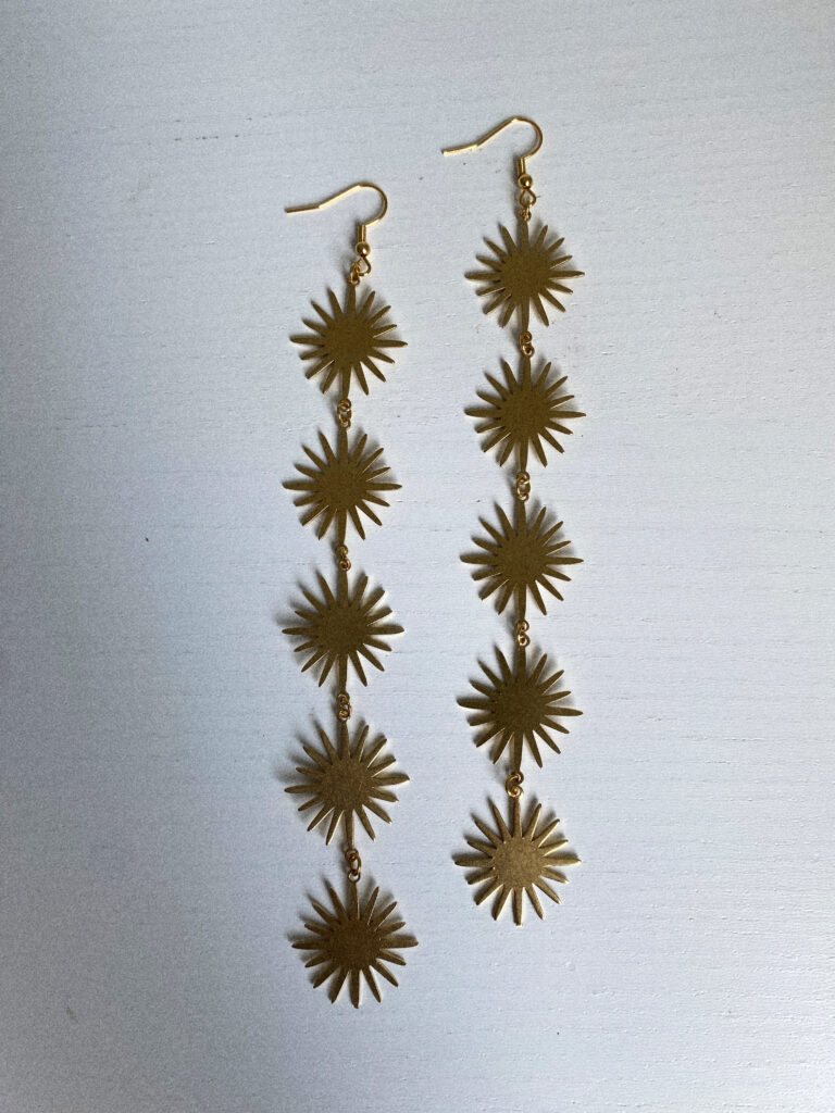 SUN CASCADE EARRINGS